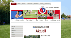 Desktop Screenshot of landau-west.de
